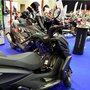 Salon du Scooter Paris : Kymco K-xct 125cc Abs poste de conduite