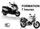 Kymco formation 7 heures : scooters 125cc jusqu'au 30 septembre 2011