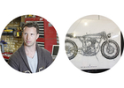 Maxwell Hazan : l'art – moto, Royal Enfield et Harley Davidson Ironhead