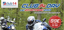 Club 14 : journée circuit le 20 octobre avec Monneret