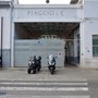 Musée Piaggio : pose scooters