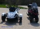 Scooters trois roues : Piaggio - Bombardier, le match Mp3-Fuoco-Spyder
