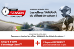 Yamaha Season Starters : offre pour bien démarrer la saison