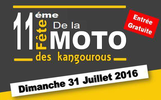 31 juillet 2016 : 11ème Fête de la Moto des Kangourous