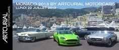 22 juillet 2013 : Monaco 2013 by Artcurial Motorcars