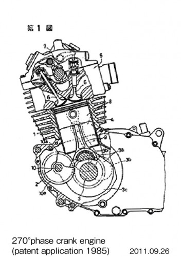 Honda Integra : incliné à 270°, brevet de 1985