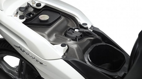 Yamaha Xenter 125cc : coffre